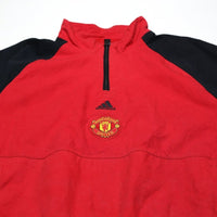 2023/24 Manchester United adidas Icons 1/4 Zip Football Track Top Jacket (M/L)