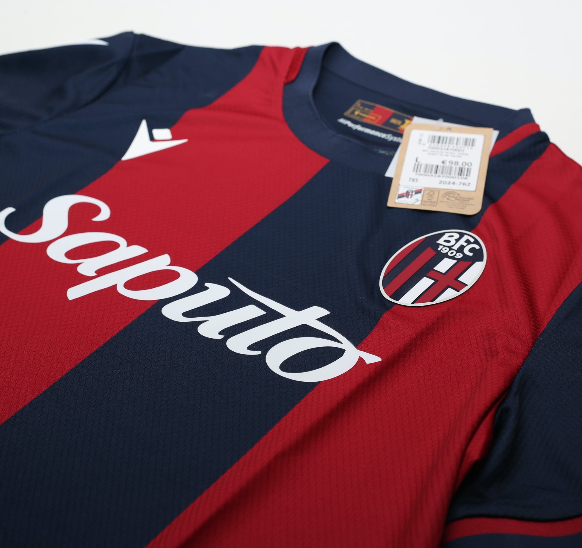 2024/25 Bologna Macron match home shirt | All sizes