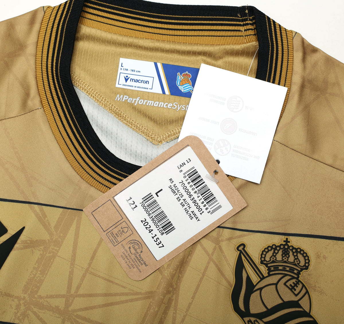 2024/25 Real Sociedad Macron away shirt | New | All sizes
