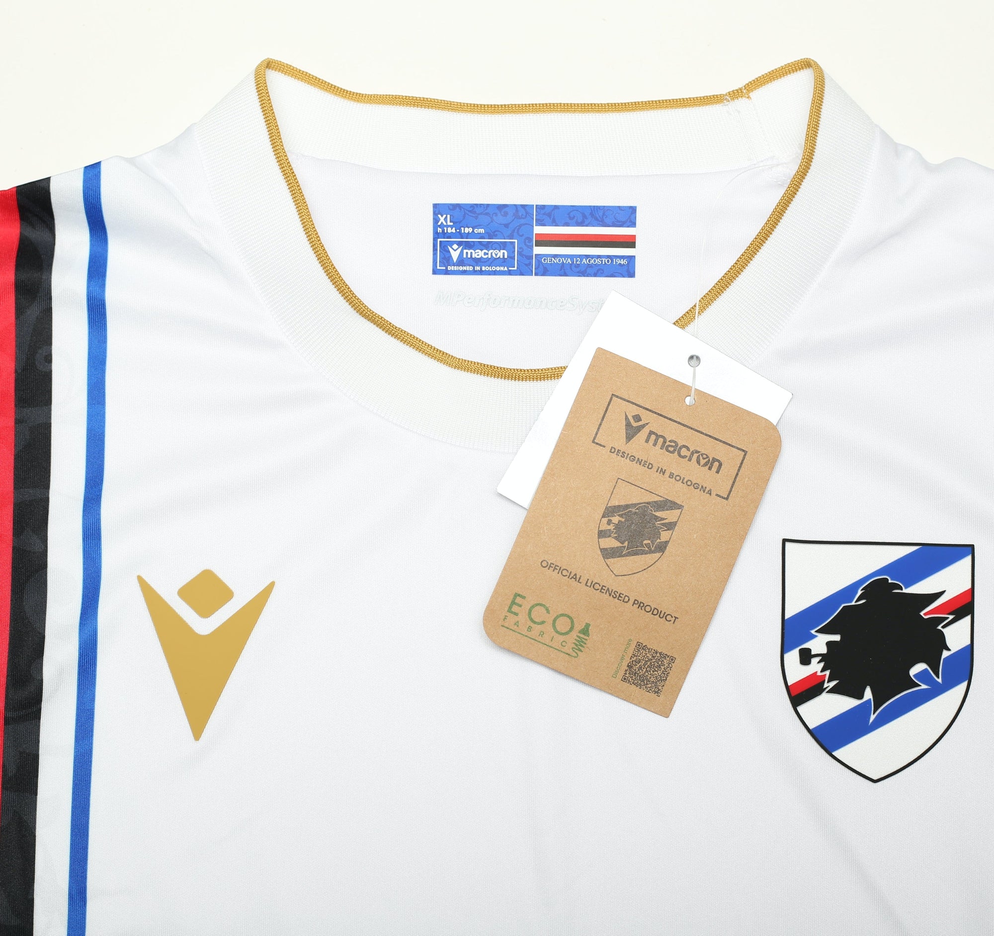 2024/25 Sampdoria away shirt New | Sponsor free | All sizes