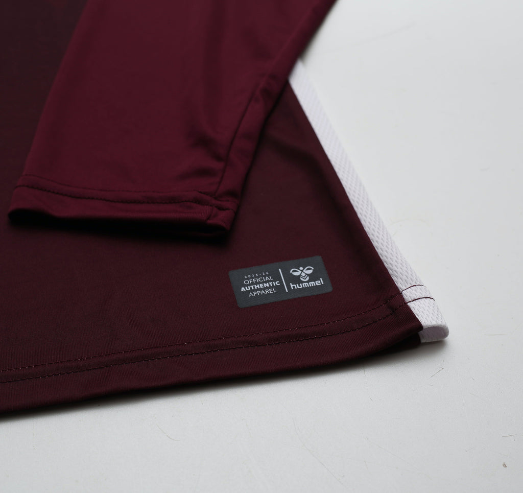 2025-26 Hearts Hummel long sleeve home shirt (New in bag)