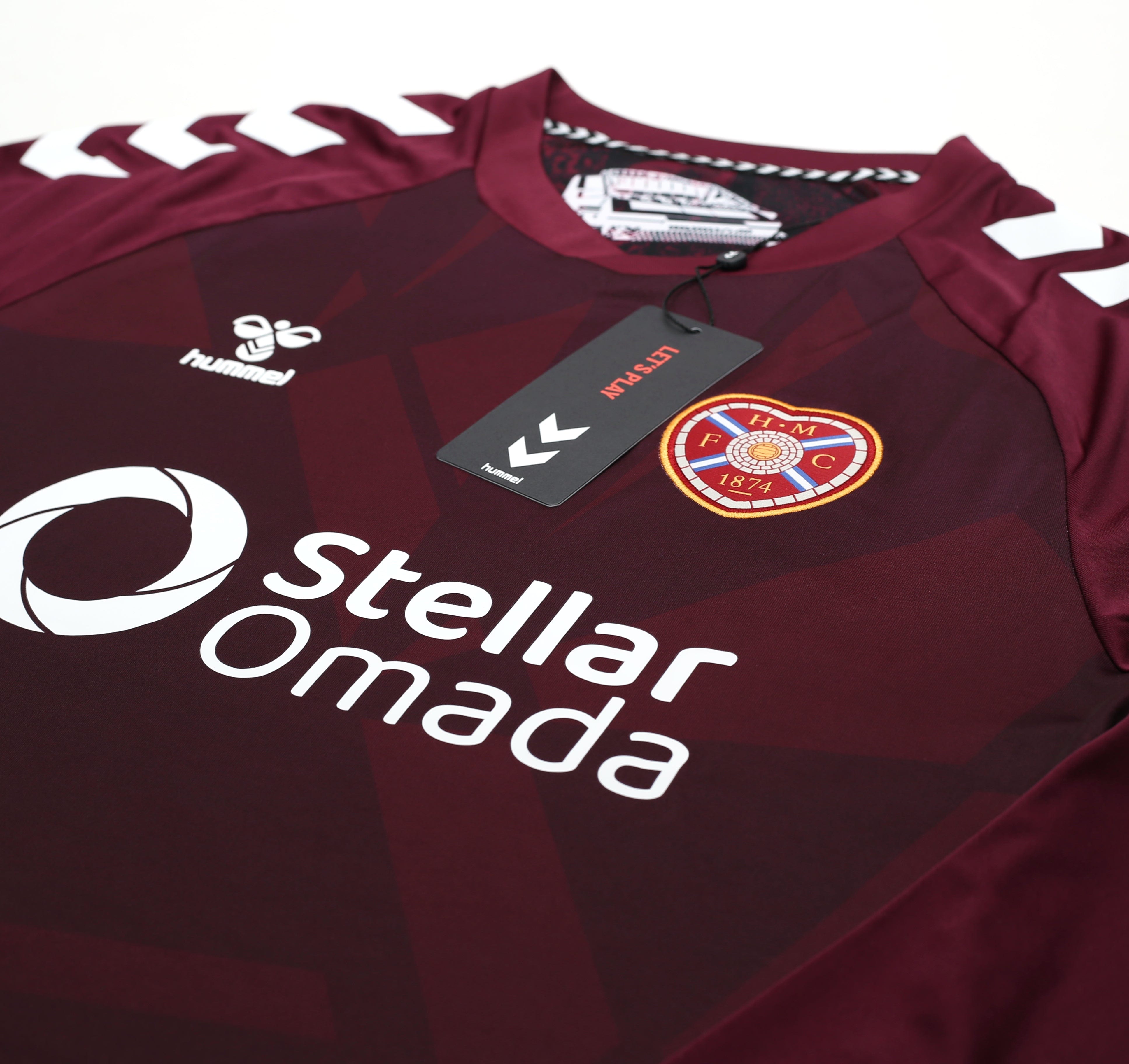 2025-26 Hearts Hummel long sleeve home shirt (New in bag)