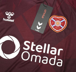 2025-26 Hearts Hummel long sleeve home shirt (New in bag)