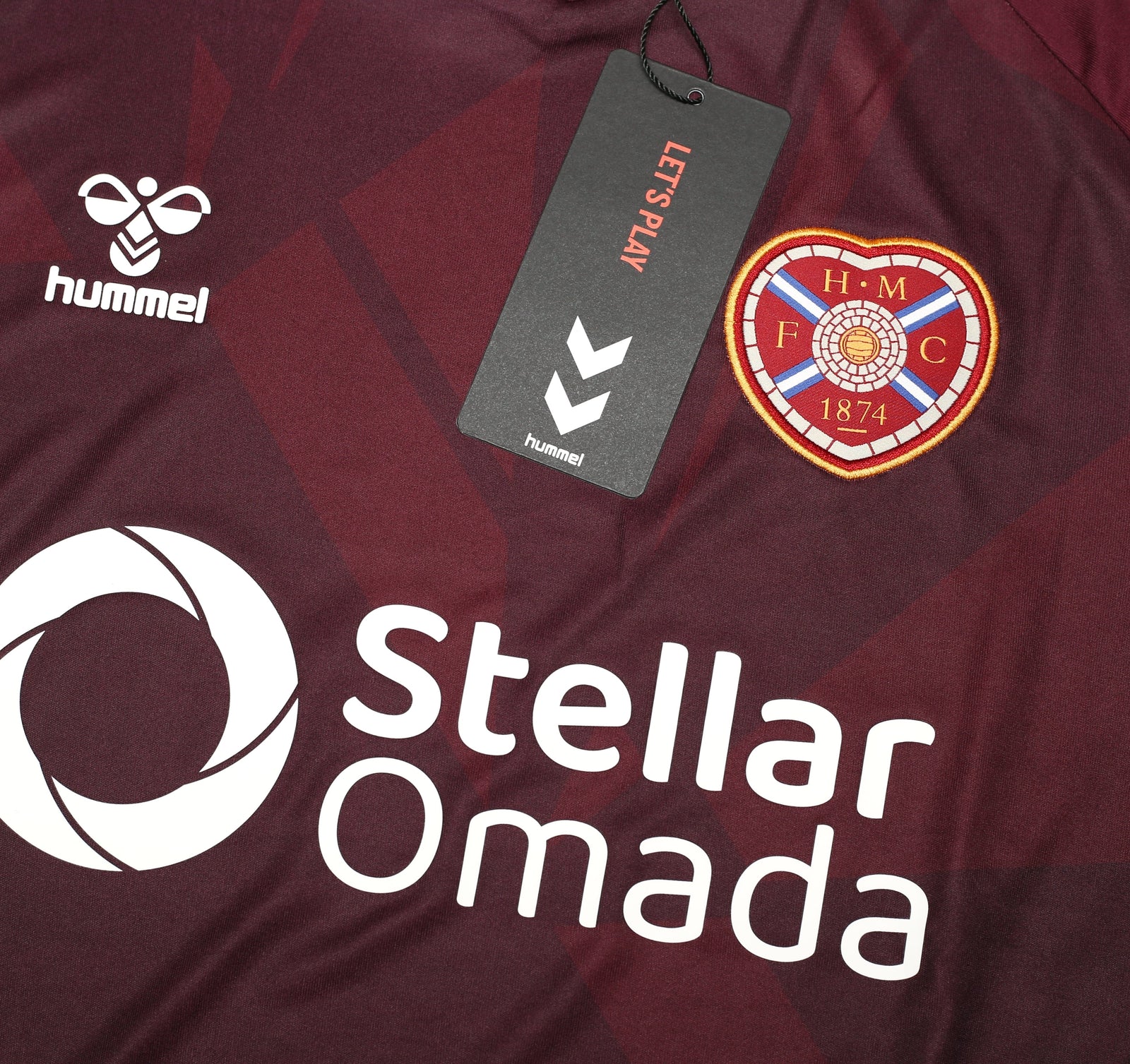 2025-26 Hearts Hummel long sleeve home shirt (New in bag)