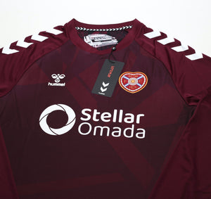 2025-26 Hearts Hummel long sleeve home shirt (New in bag)