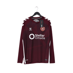 2025-26 Hearts Hummel long sleeve home shirt (New in bag)