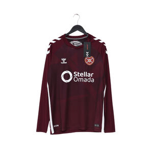 2025-26 Hearts Hummel long sleeve home shirt (New in bag)