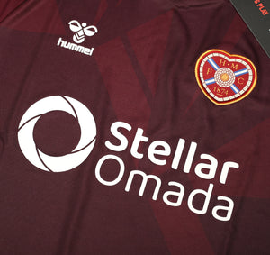 2025-26 Hearts Hummel match day home shirt (New in bag)