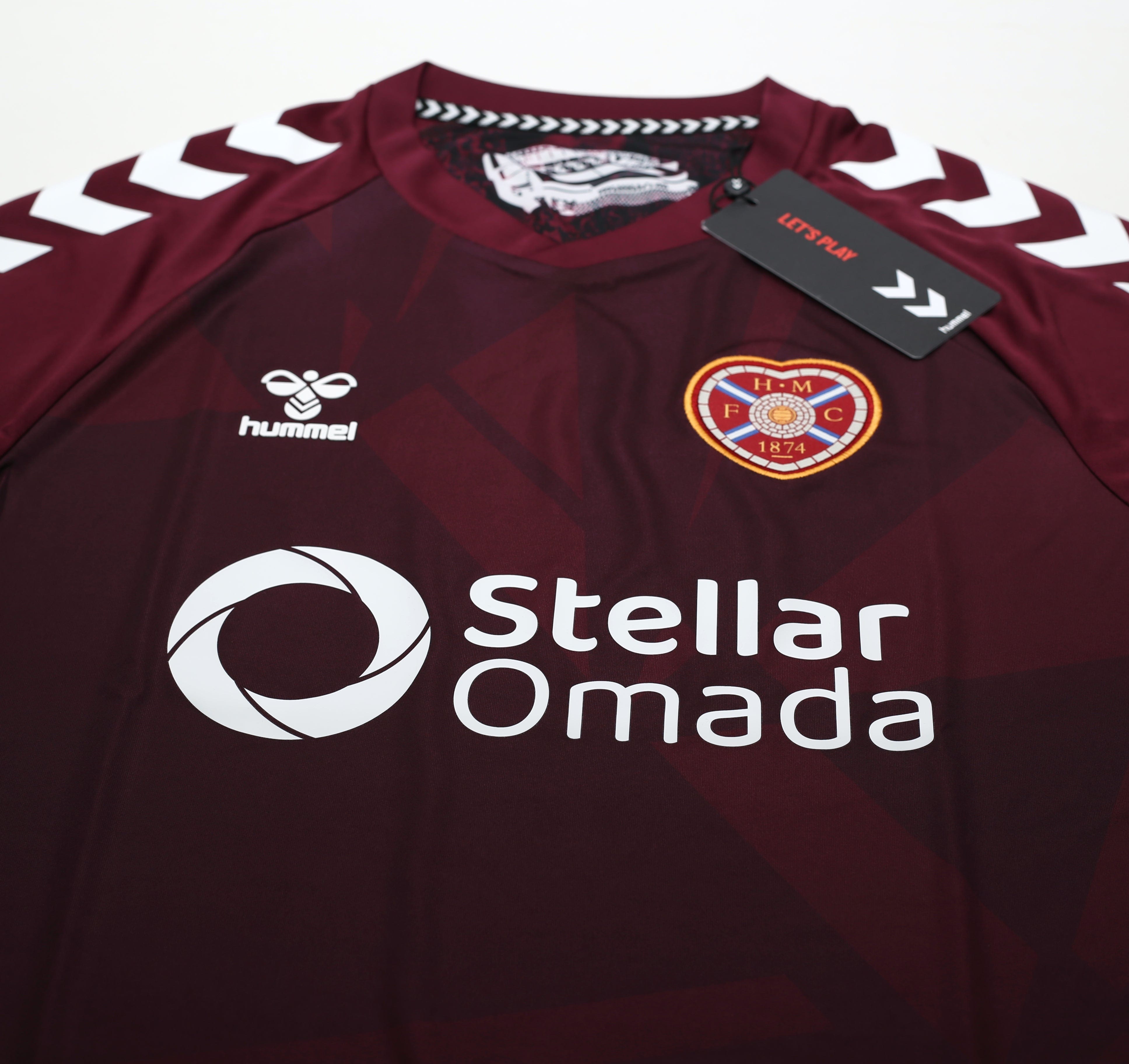 2025-26 Hearts Hummel match day home shirt (New in bag)