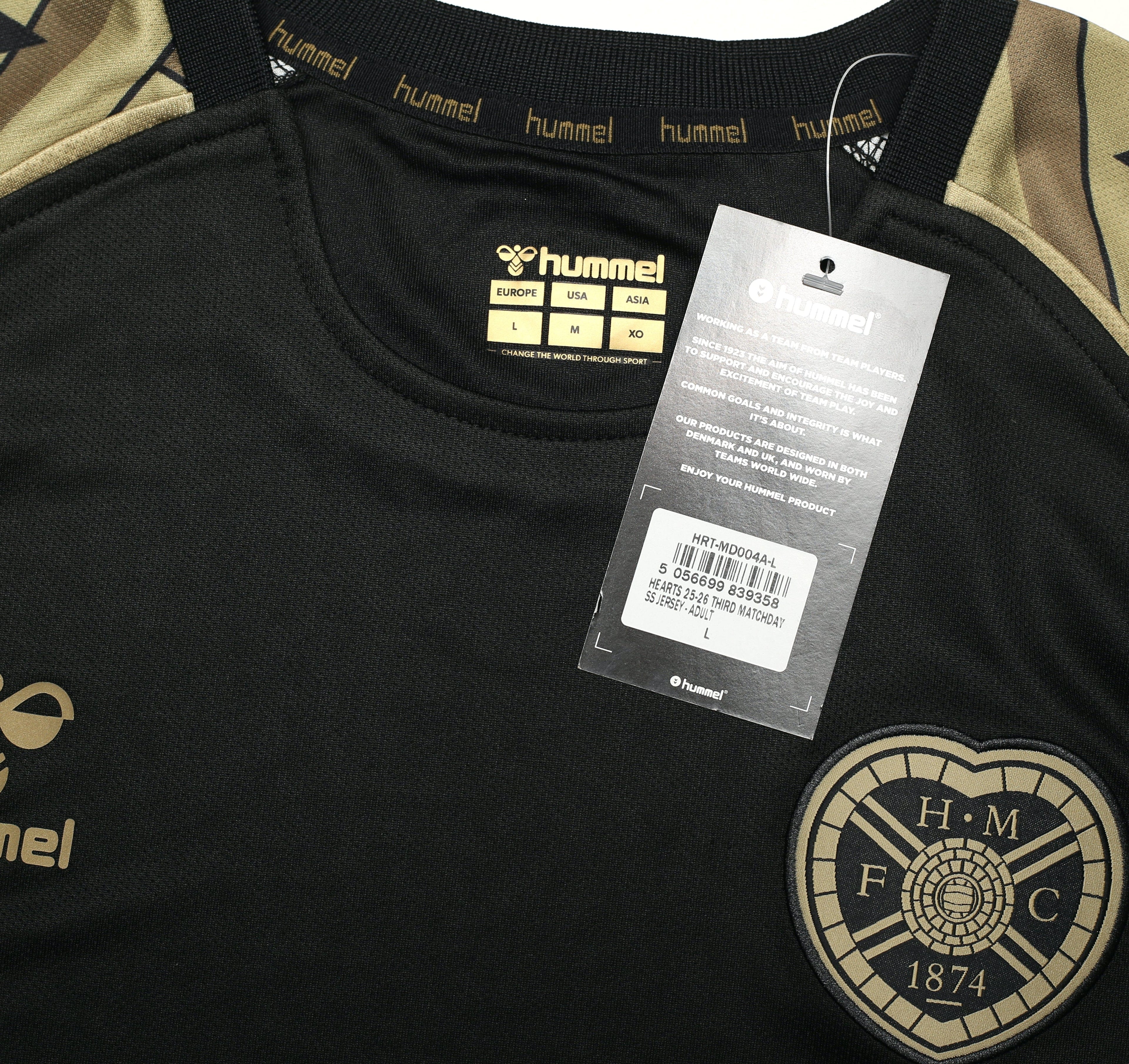 2025-26 Hearts Hummel match day third shirt (New in bag)