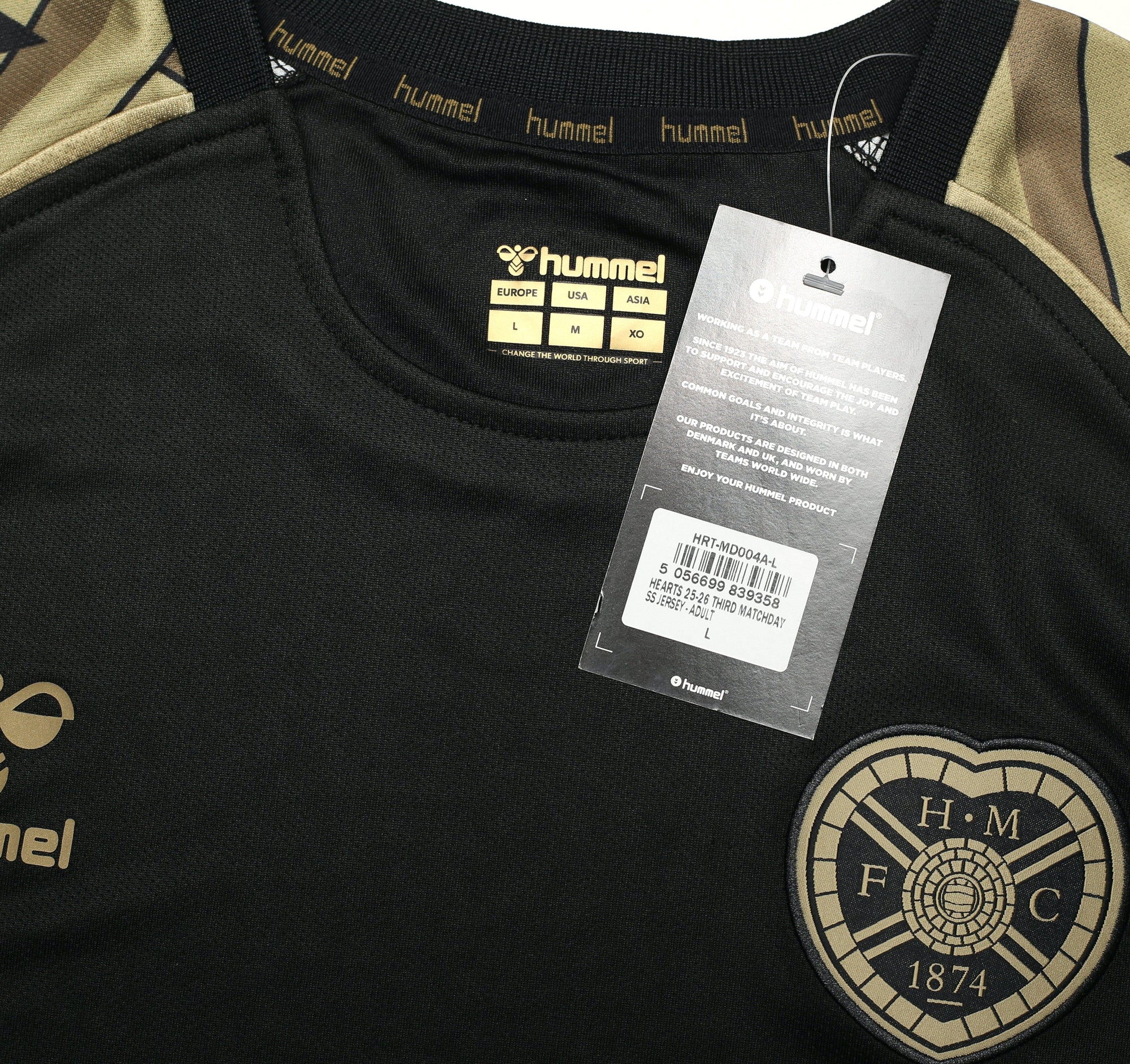 2025-26 Hearts Hummel match day third shirt (New in bag)