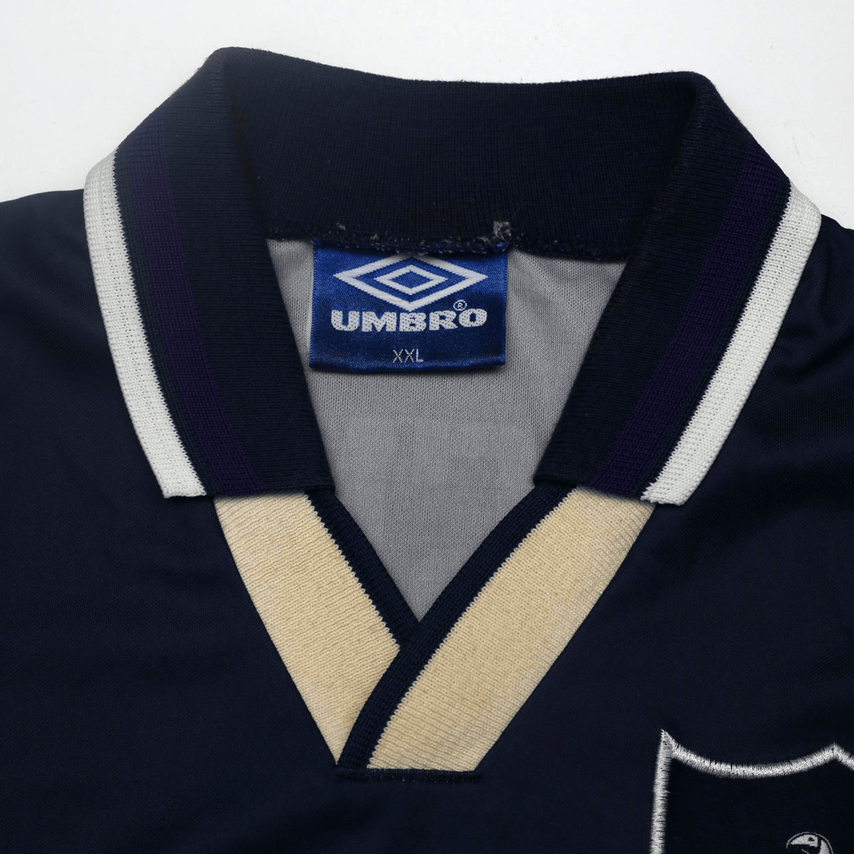 1994/95 Klinsmann #18 Tottenham Hotspur Vintage Umbro Away Football Shirt (XXL)13