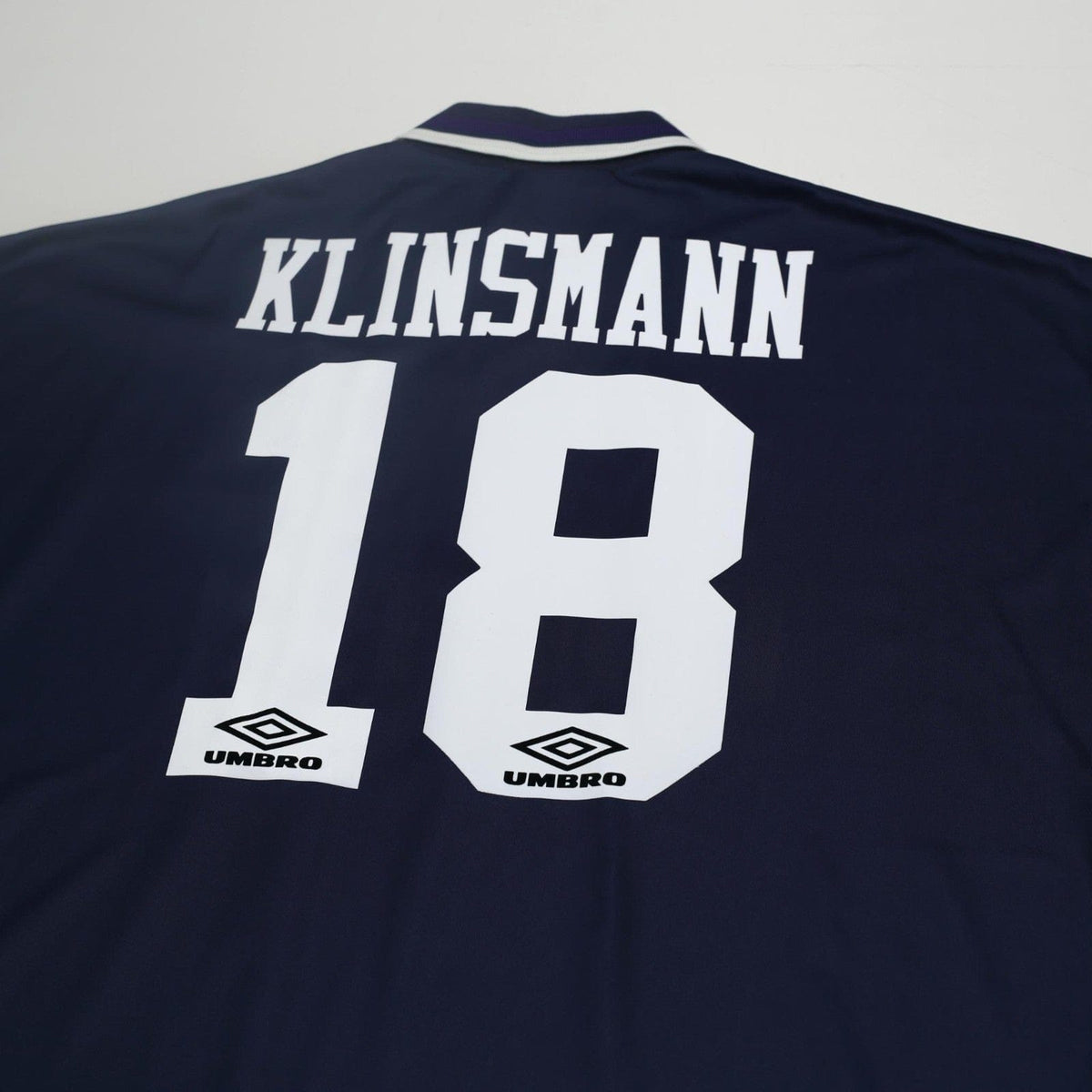 1994/95 Klinsmann #18 Tottenham Hotspur Vintage Umbro Away Football Shirt (XXL)7