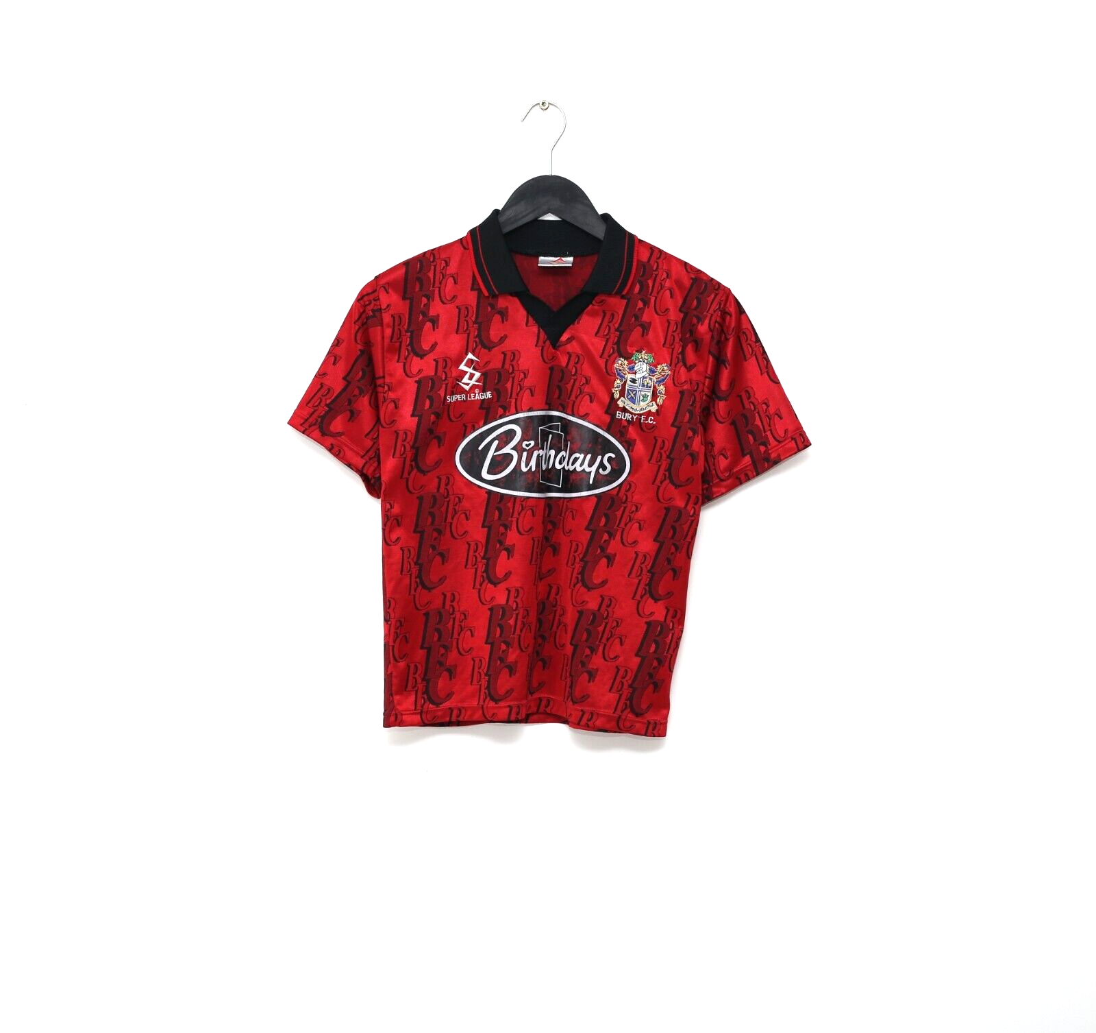 1997/99 BURY FC Vintage Super League Home Football Shirt (LB)