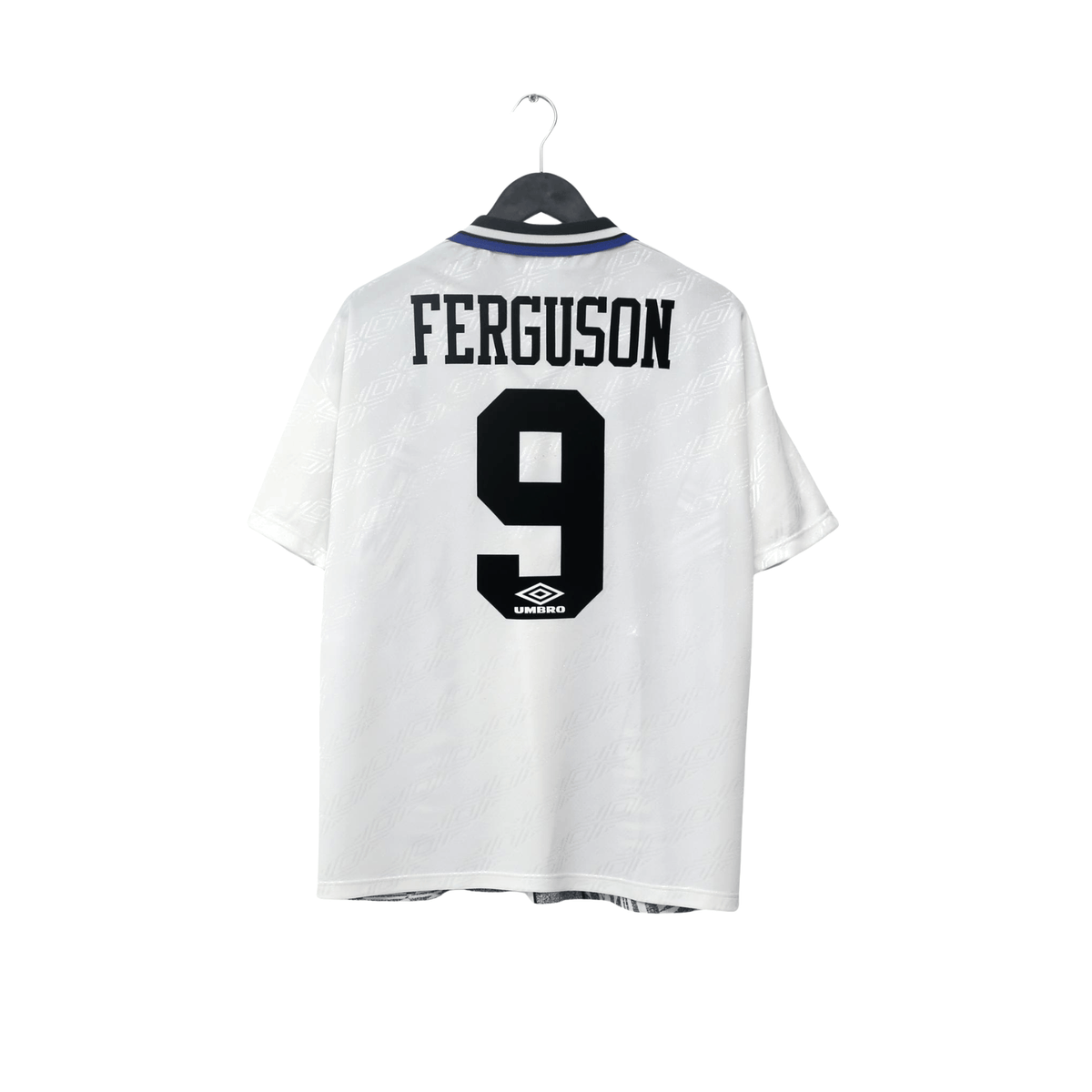 1994/95 Ferguson #9 Everton Vintage Umbro Away Football Shirt (L)0