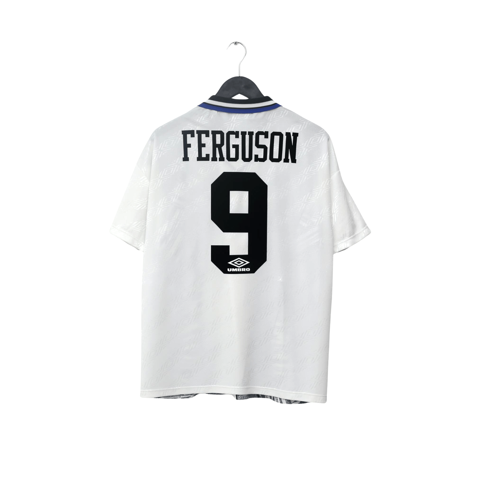 1994/95 Ferguson #9 Everton Vintage Umbro Away Football Shirt (L)0
