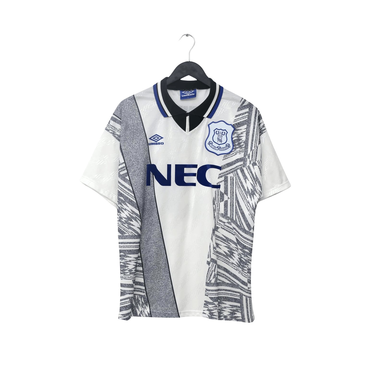 1994/95 Ferguson #9 Everton Vintage Umbro Away Football Shirt (L)0