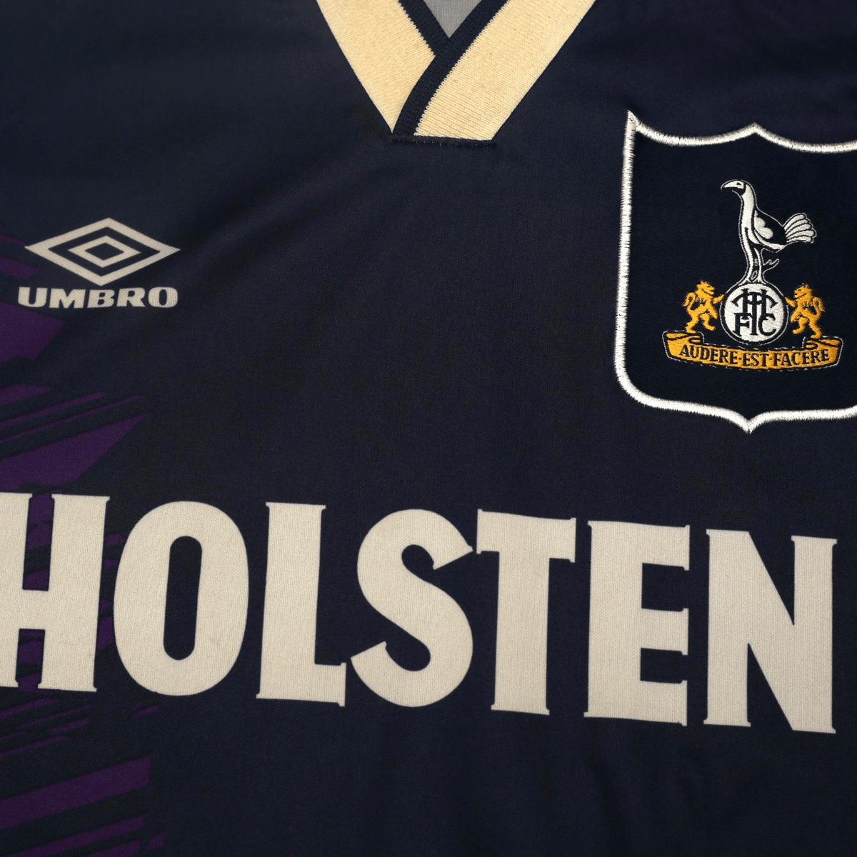 1994/95 Klinsmann #18 Tottenham Hotspur Vintage Umbro Away Football Shirt (XXL)6