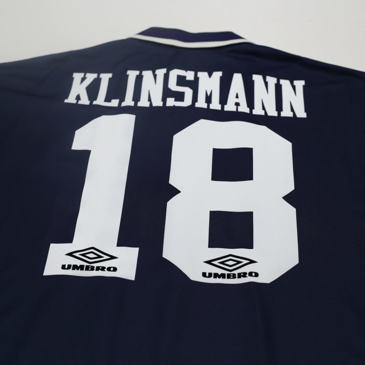 1994/95 Klinsmann #18 Tottenham Hotspur Vintage Umbro Away Football Shirt (XXL)8