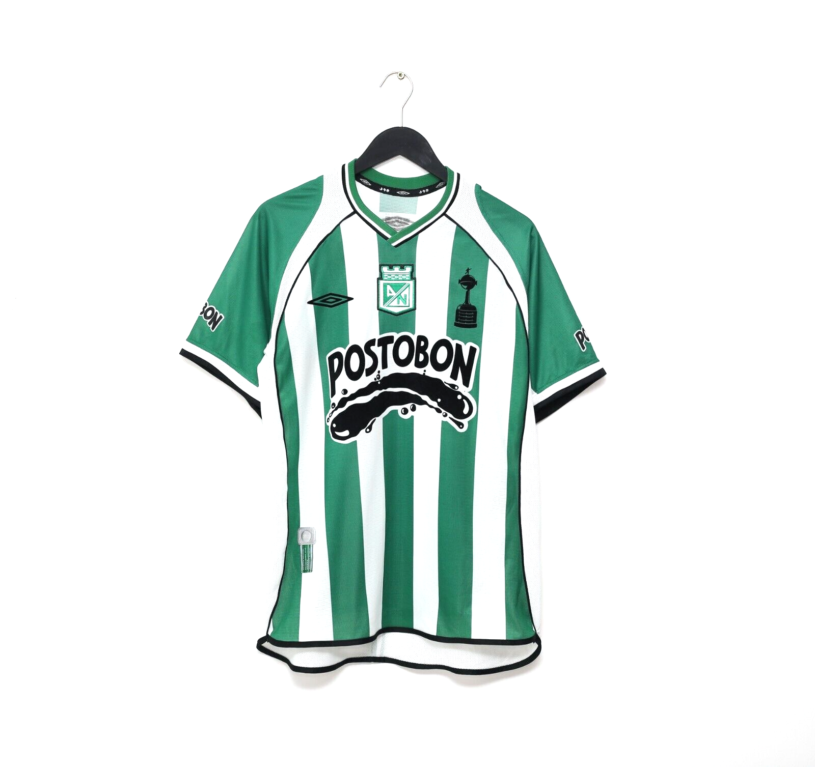 2003/05 ATLETICO NACIONAL Vintage Umbro Home Football Shirt Jersey (M)