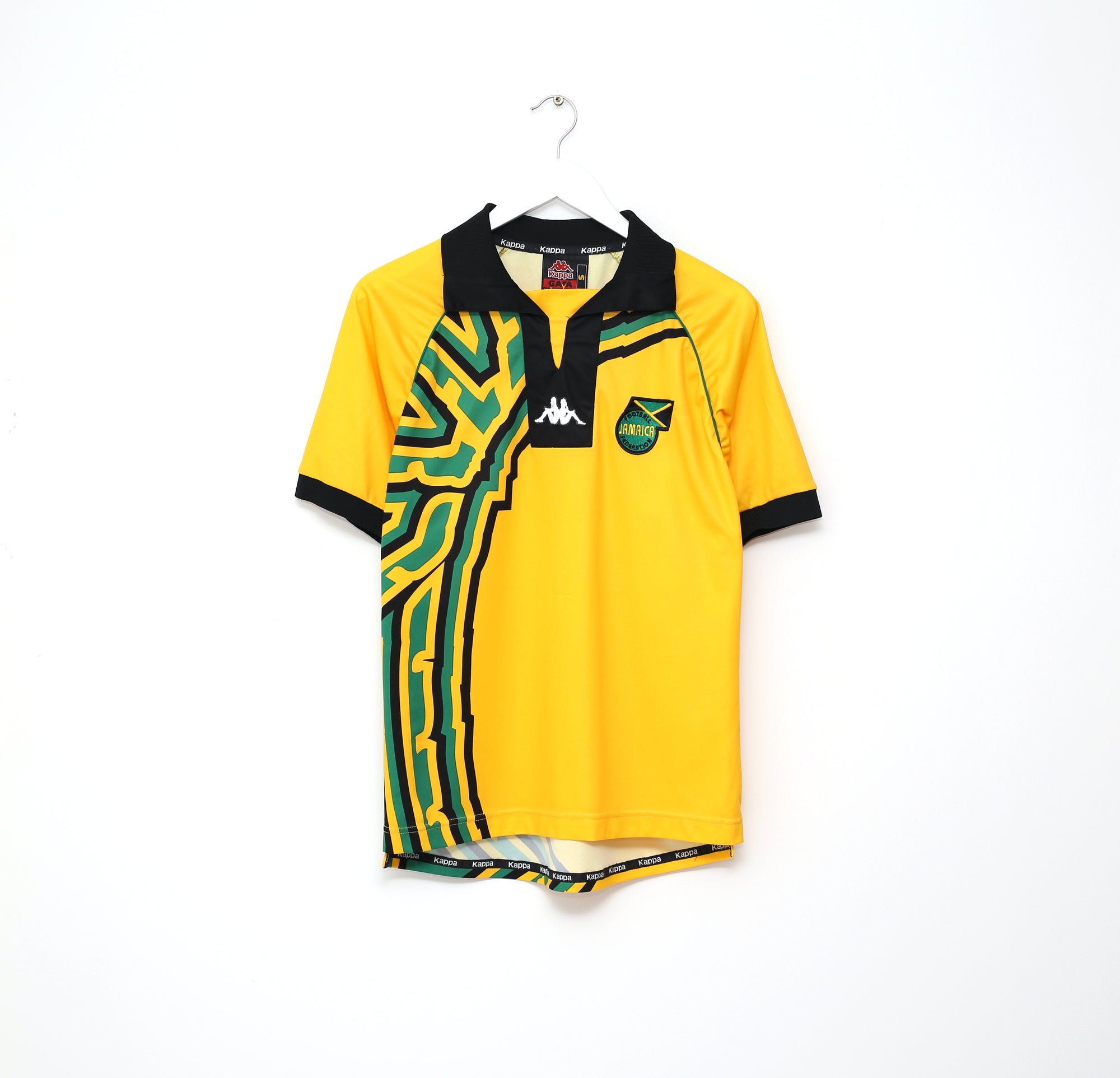 1998/00 JAMAICA Vintage Kappa Home Football Shirt Jersey (S) World Cup 98