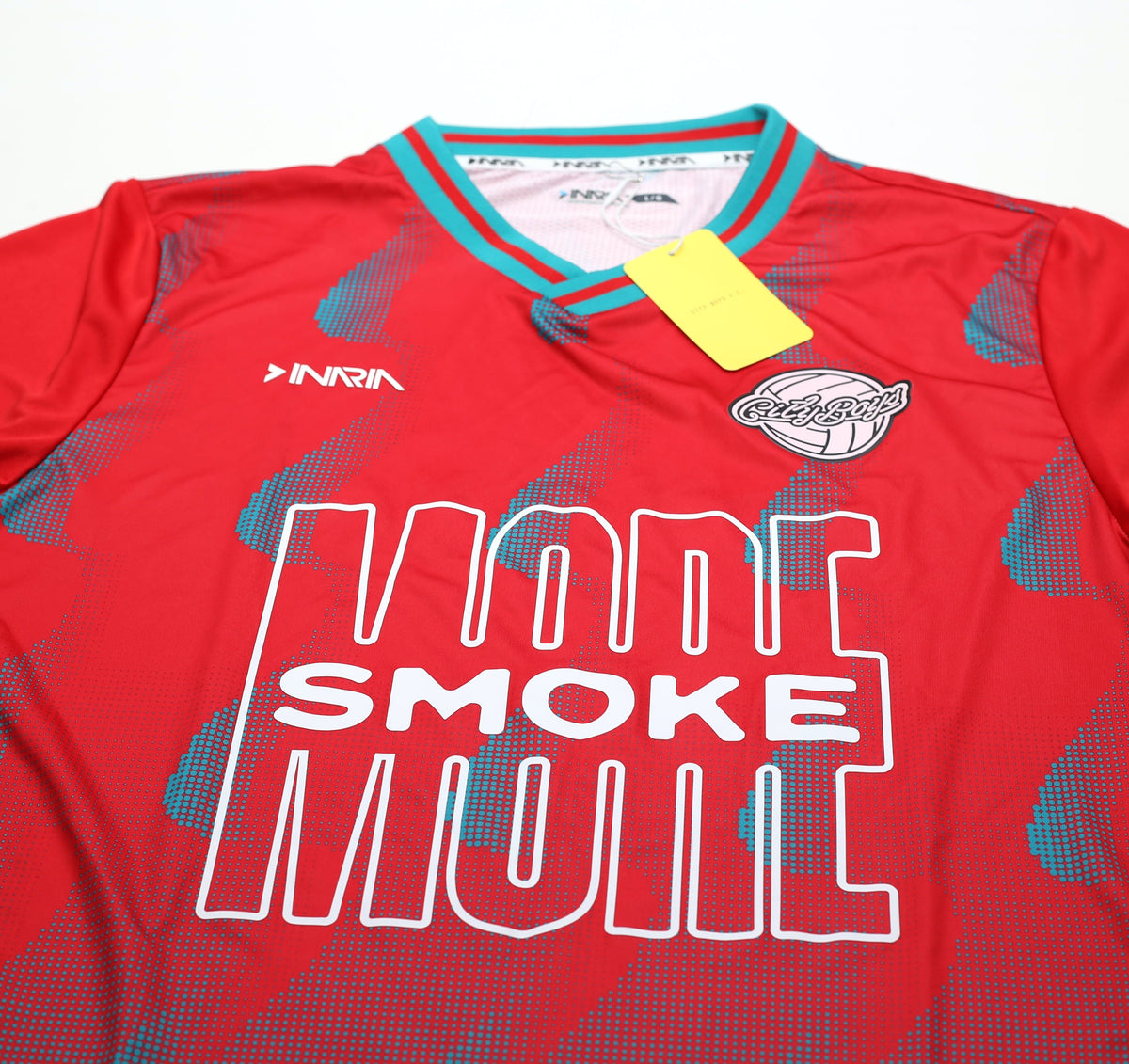 Hot Smoke City Boys FC v Inaria football shirt