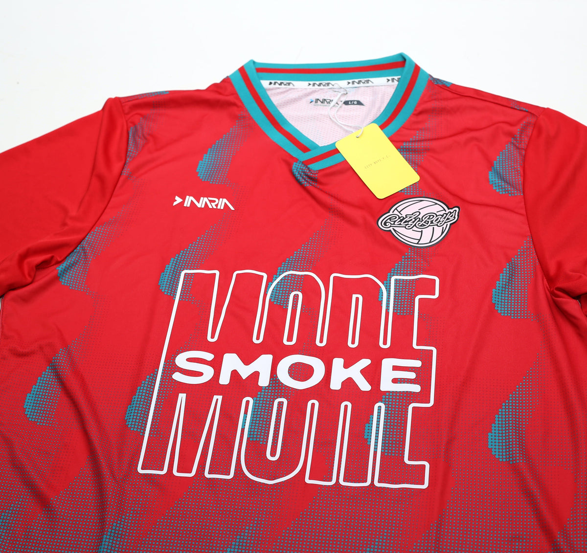 Hot Smoke City Boys FC v Inaria football shirt