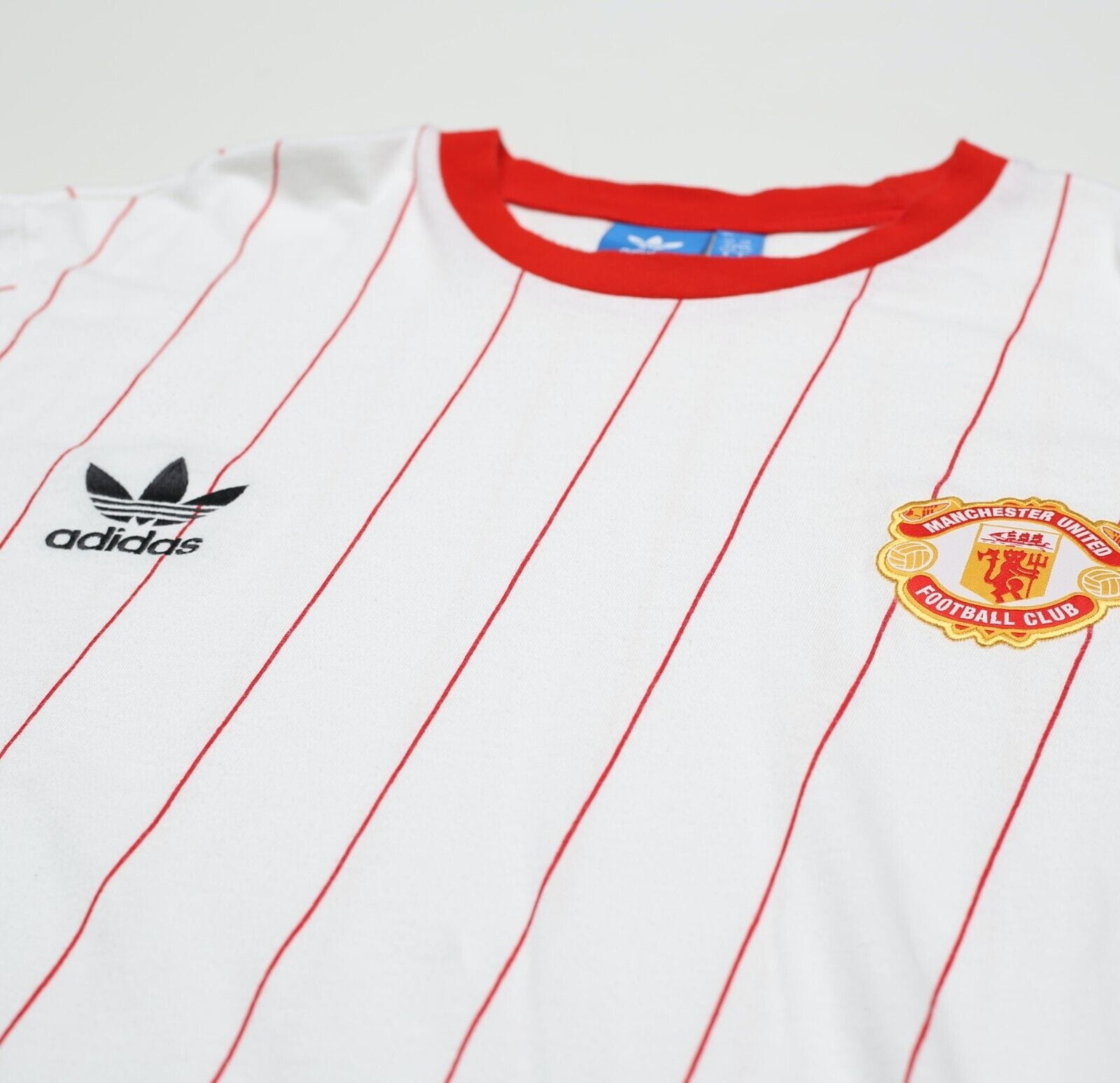 MANCHESTER UNITED Vintage Retro adidas Originals Cotton Tee (M/L)