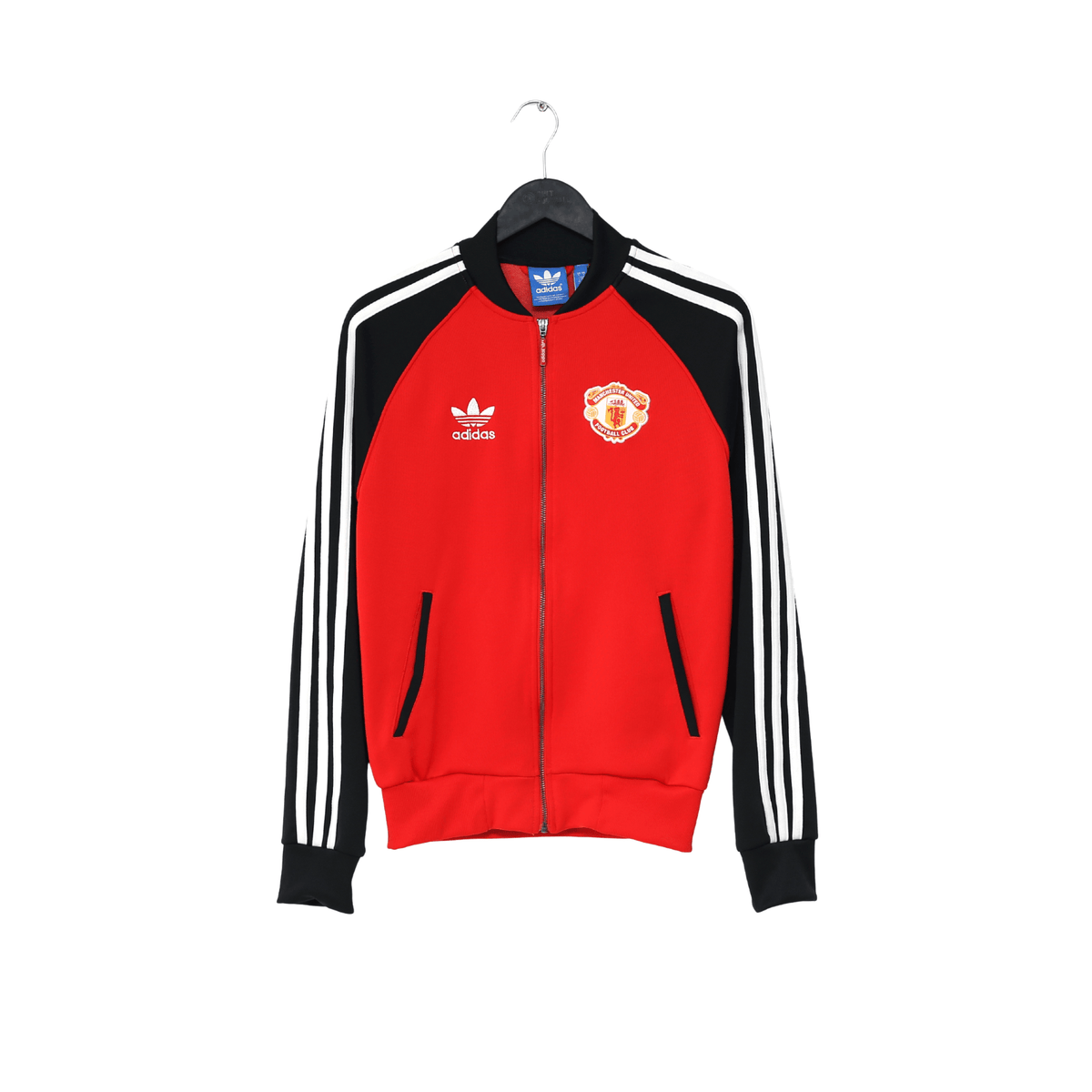 MANCHESTER UNITED Vintage Retro adidas Originals Superstar Track Top (S)