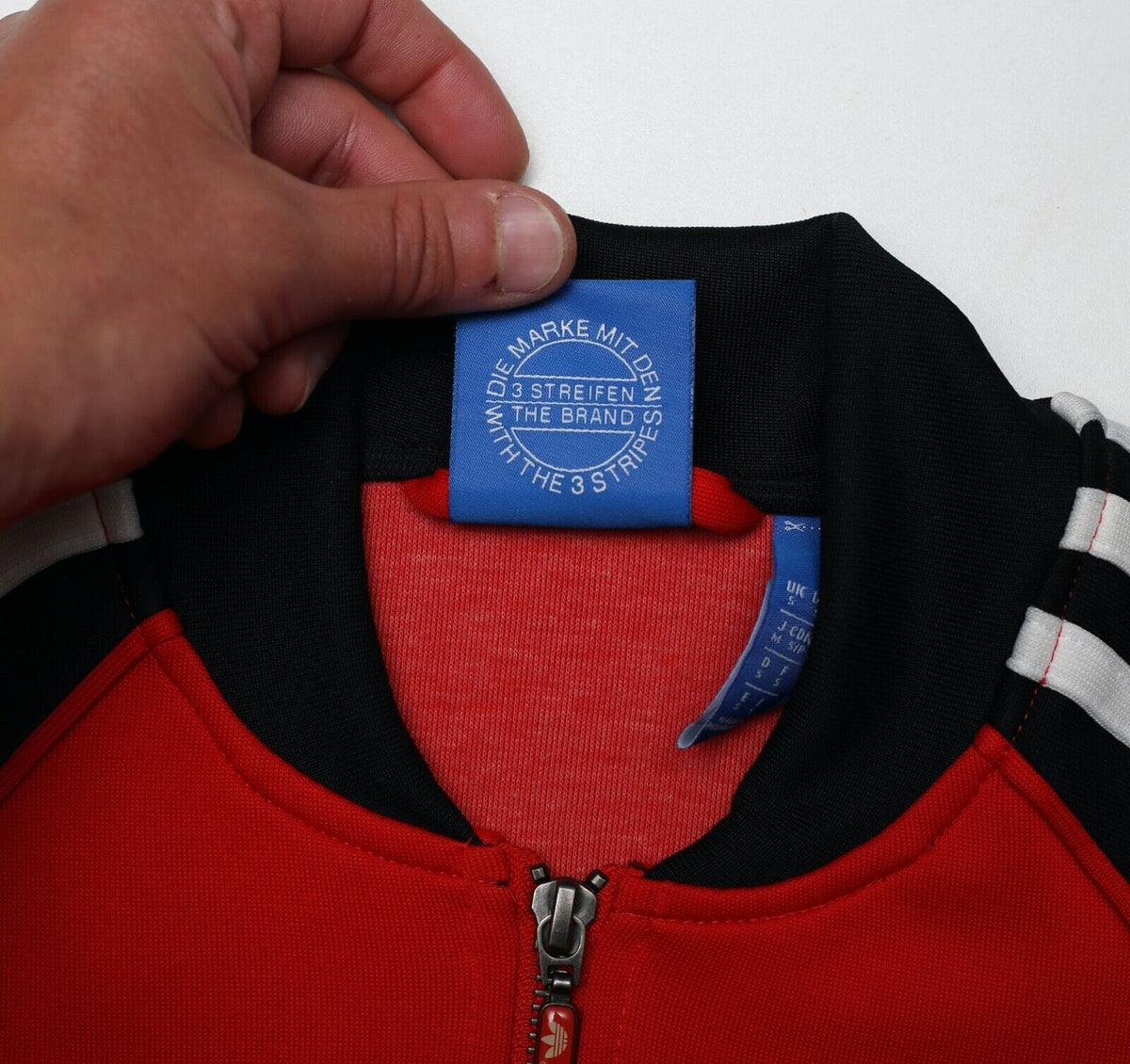 MANCHESTER UNITED Vintage Retro adidas Originals Superstar Track Top (S)