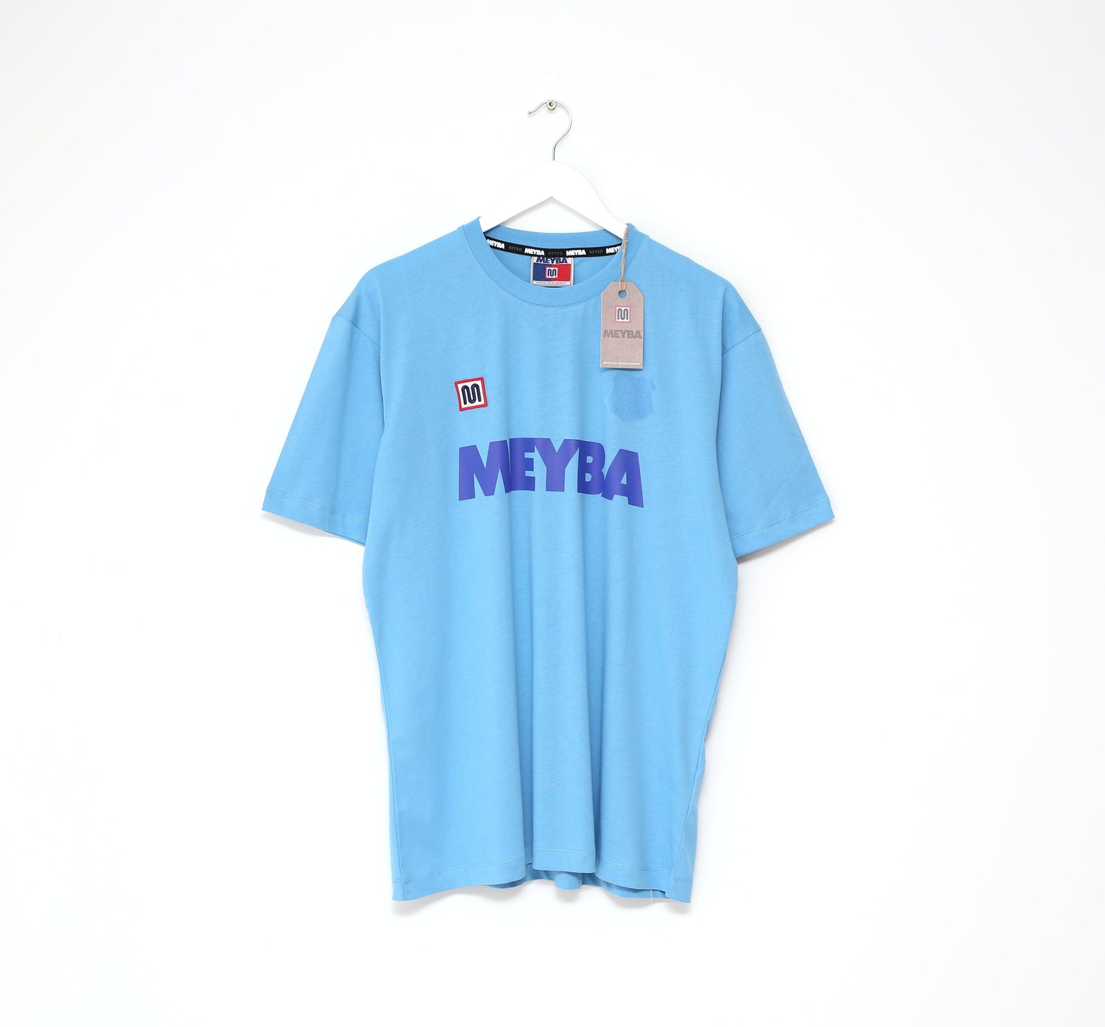 Meyba Blaugrana Away Training Tee | All sizes | Light blue - Football Shirt  Collective