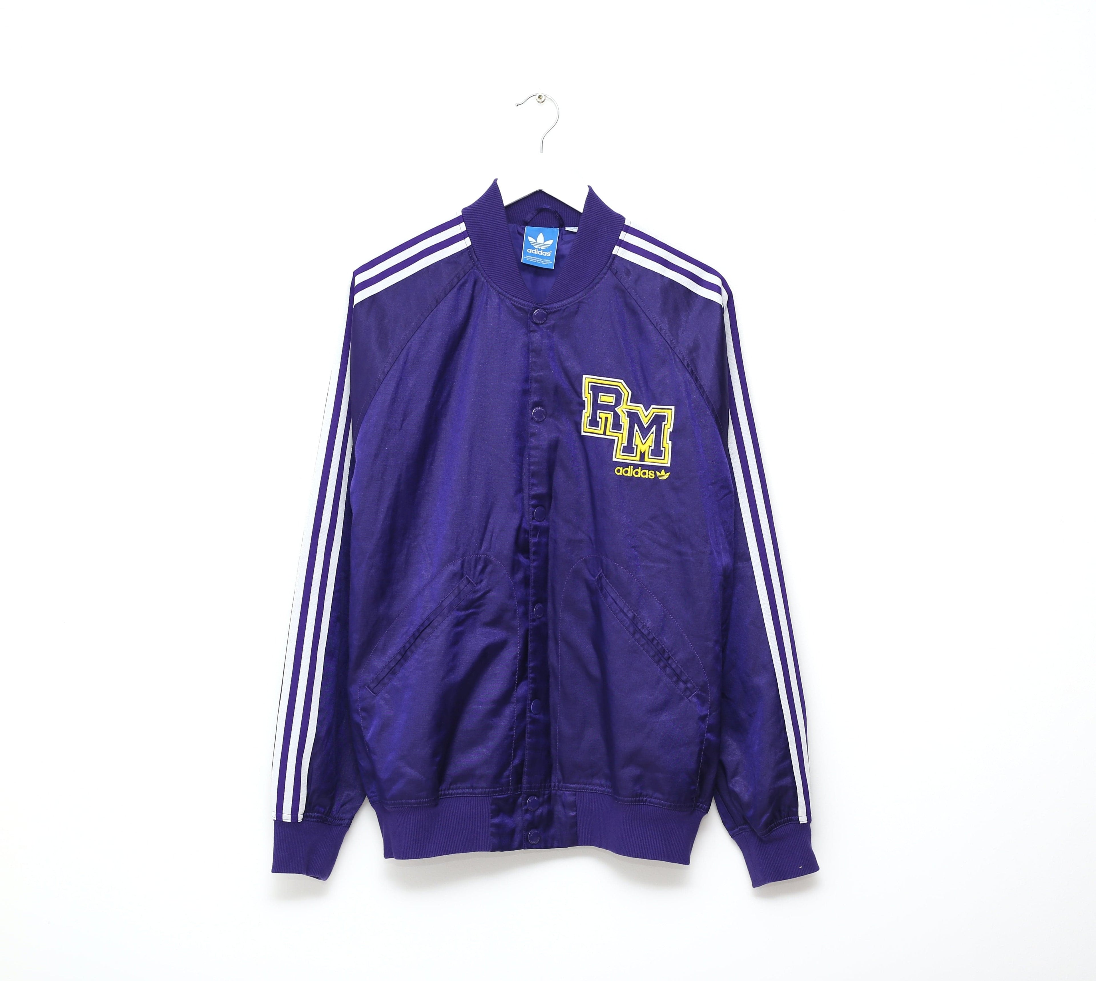 REAL MADRID adidas Originals Football Varsity Bomber Jacket Track