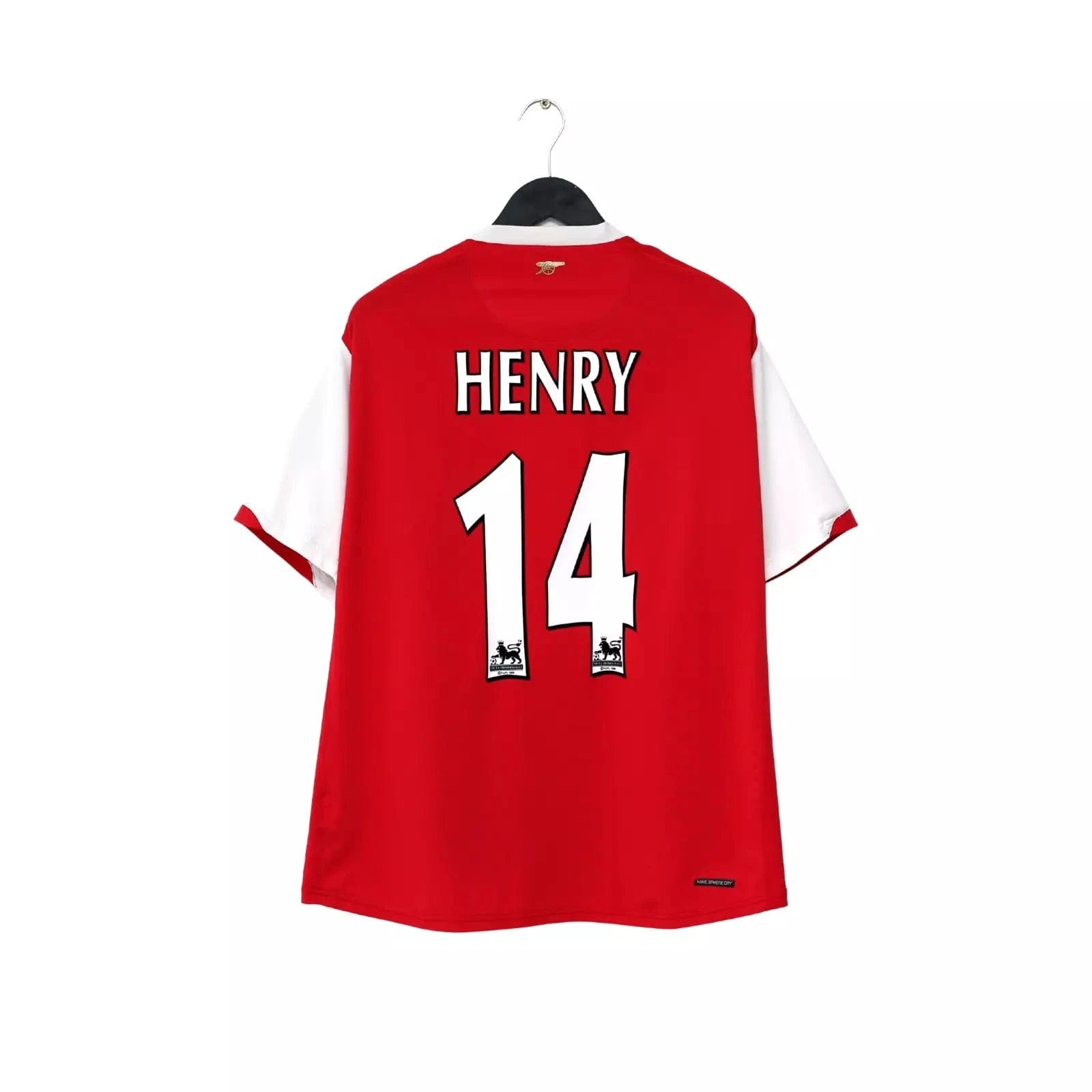 2006/07 HENRY #14 Arsenal Vintage Nike Home Football Shirt (L)