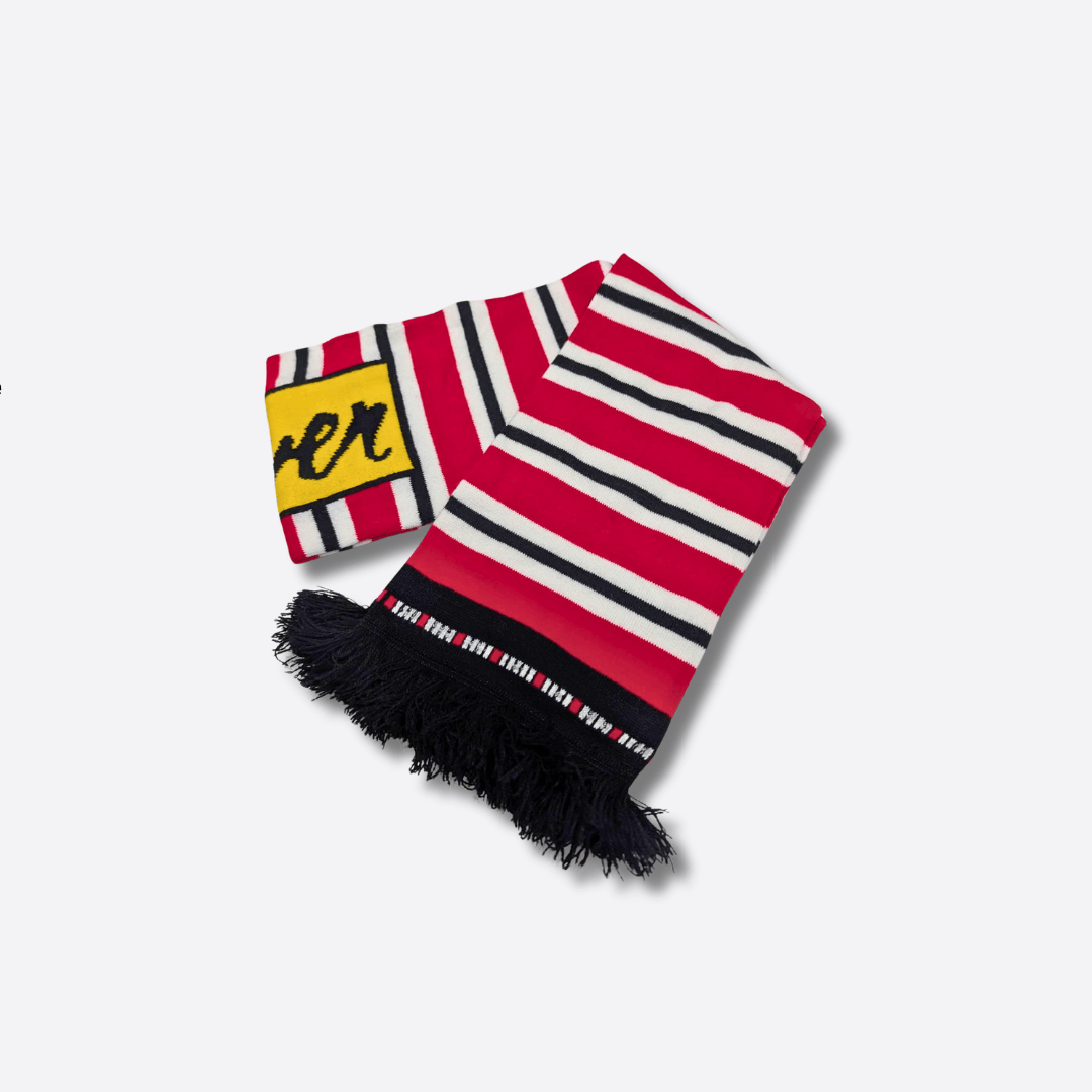 Sheffield United retro scarf | Red and white, Laver sponsor