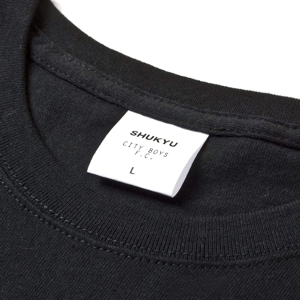 SHUKYU MAGAZINE × CITY BOYS FC “VAR” L/S TEE [BLACK]