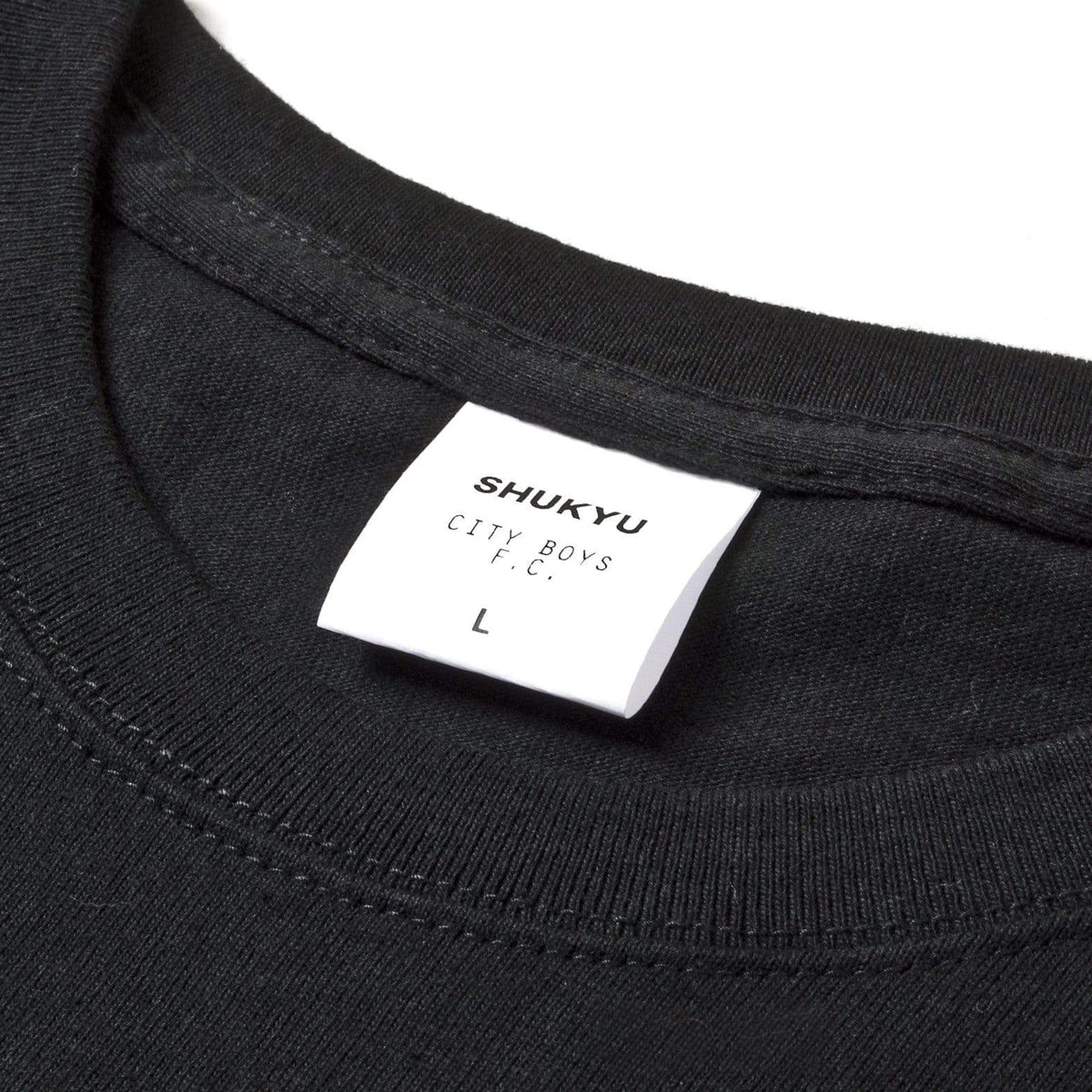 SHUKYU MAGAZINE × CITY BOYS FC “VAR” L/S TEE [BLACK]