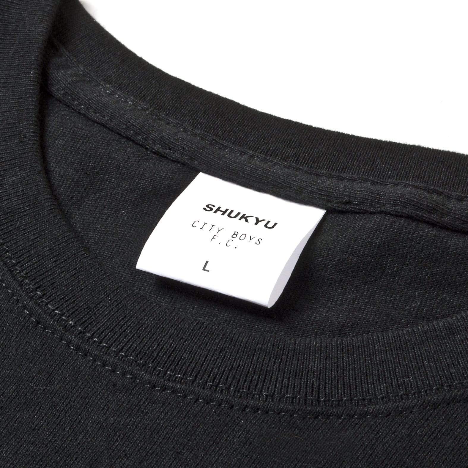 SHUKYU MAGAZINE × CITY BOYS FC “VAR” L/S TEE [BLACK]