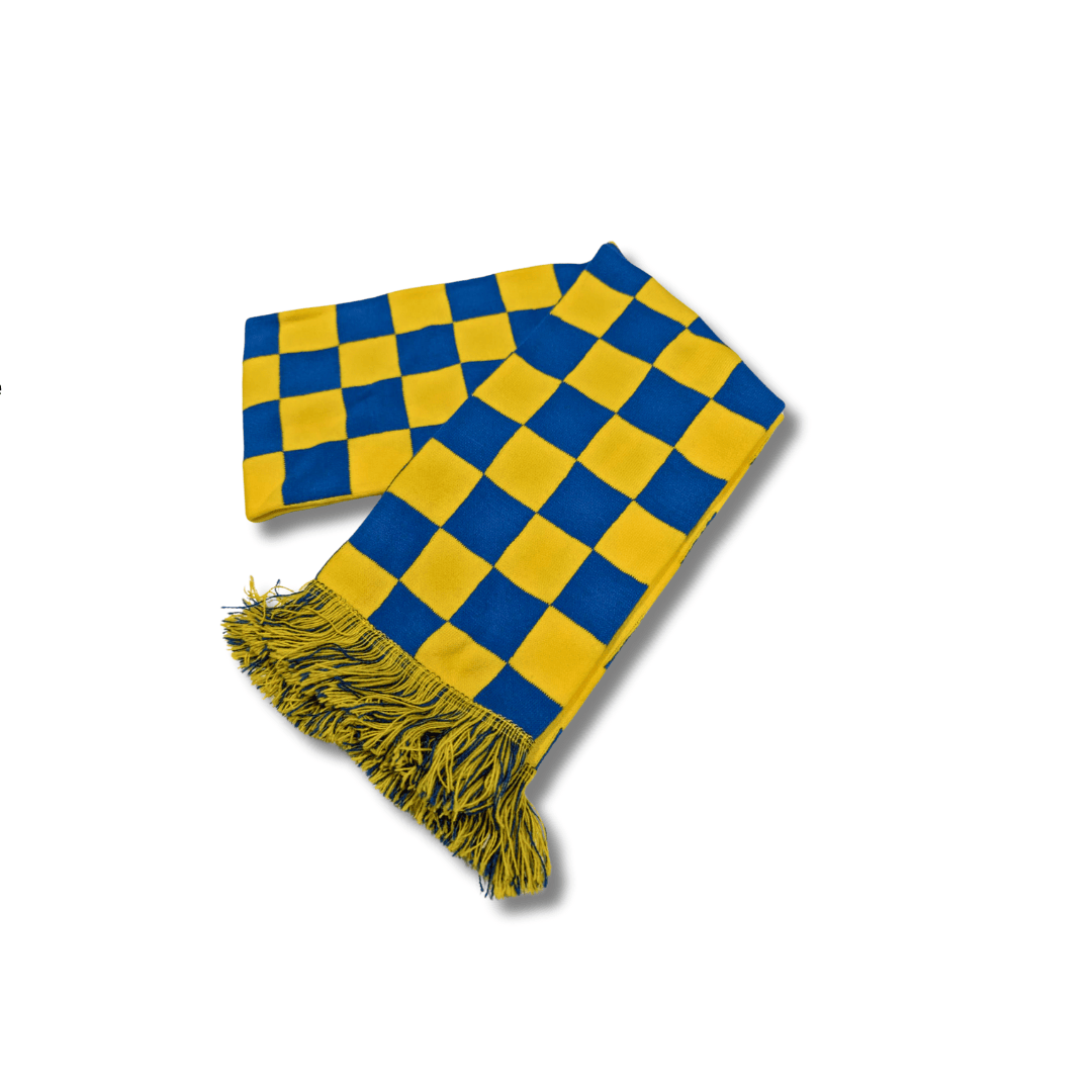 Ukraine retro scarf | Blue and Yellow
