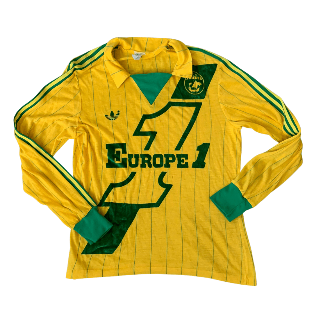 FCナント｜FC Nantes｜1980-81｜ adidas サッカーシャツ 1980-81 FC Nantes Home Shirt L/S (S) - Football Shirt Collective