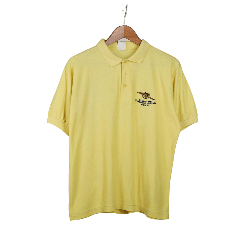 Football Shirt Collective 1987 Arsenal Littlewoods Final Winning t shirt (M)