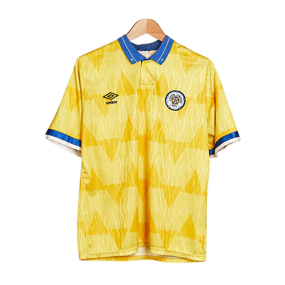 Football Shirt Collective 1989-90 Leeds United away Umbro shirt M (Very Good)
