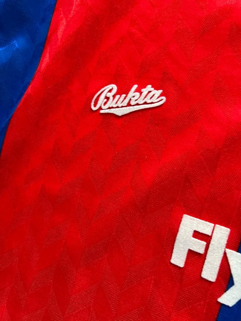 1990-91 Crystal Palace home shirt (Excellent) M · Football Shirt