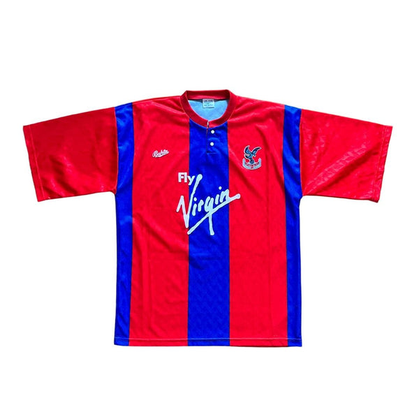 1990-91 Crystal Palace home shirt (Excellent) M - Football Shirt