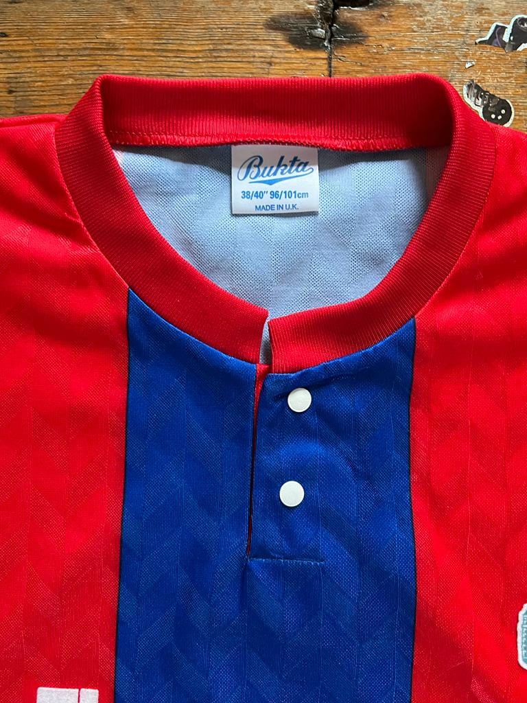 1990-91 Crystal Palace home shirt (Excellent) M · Football Shirt