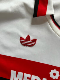Football Shirt Collective 1990-92 AC Milan adidas long sleeve football shirt Excellent L