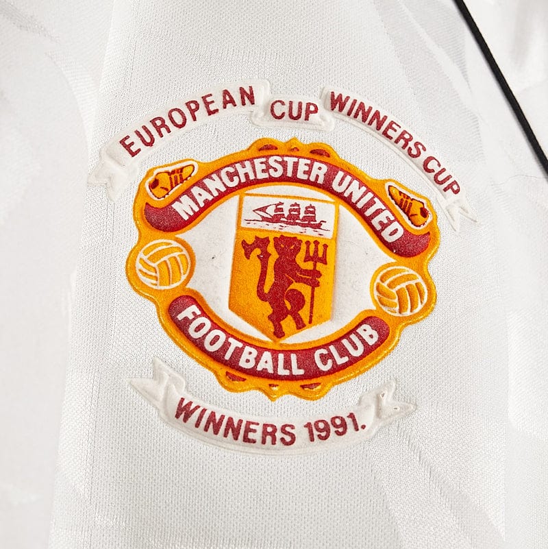 Football Shirt Collective 1990-92 Manchester United away shirt Cup Winners Cup Excellent L