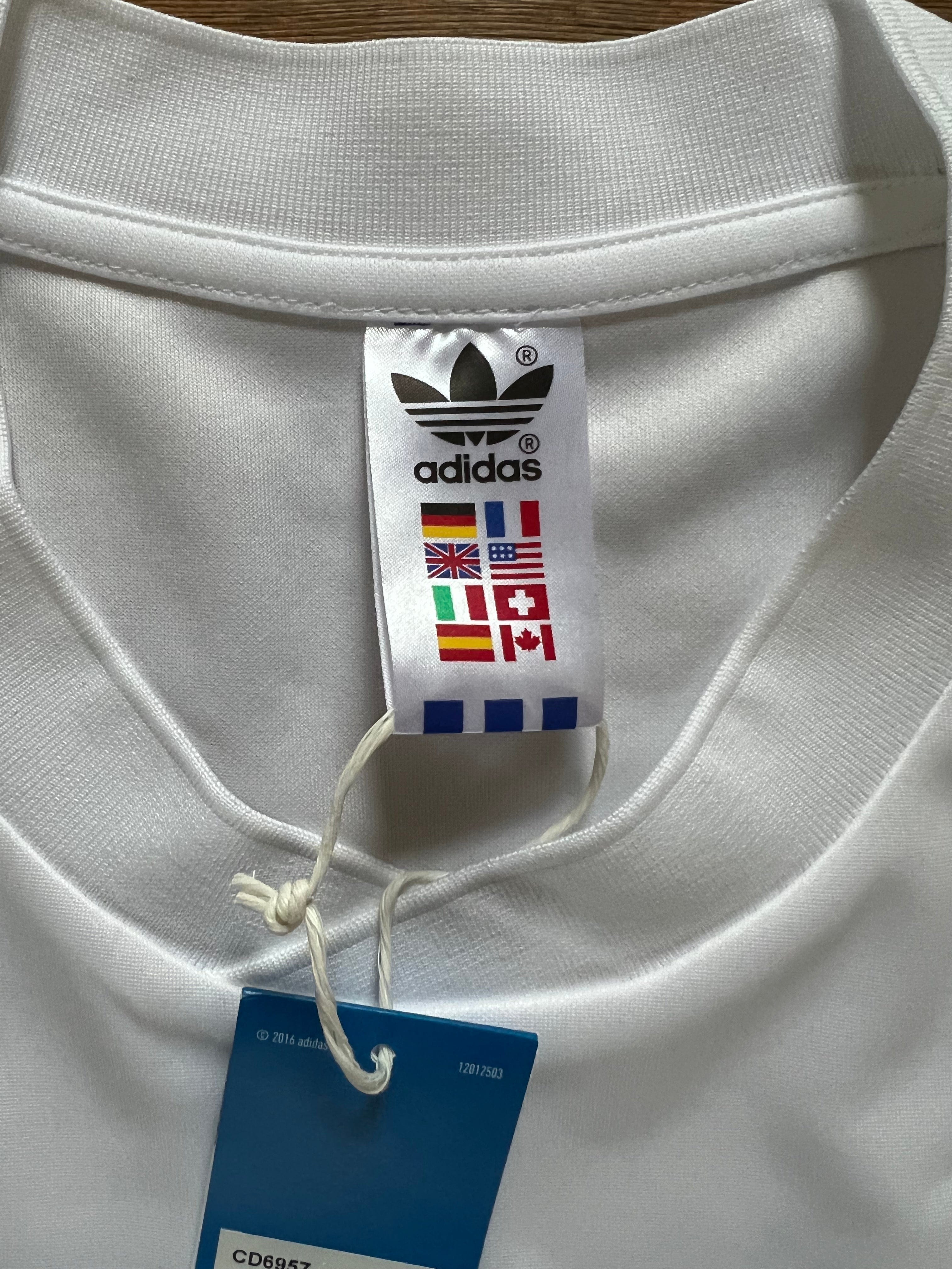 1990 Germany adidas originals mash up shirt L (BNWT)