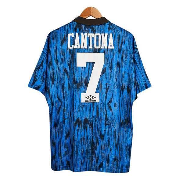 1992-93 Manchester United Umbro Away Shirt Cantona 7 (Large