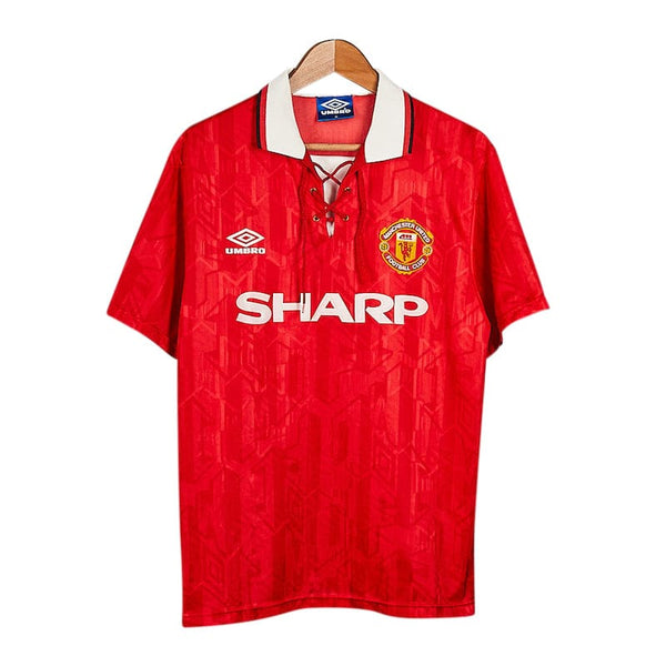 1992-94 Manchester United Home Shirt M - Football Shirt