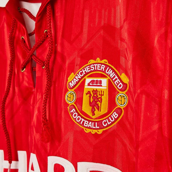 Retro Manchester United 93-94 Home Football Shirt LS #7 Eric Cantona SZ L